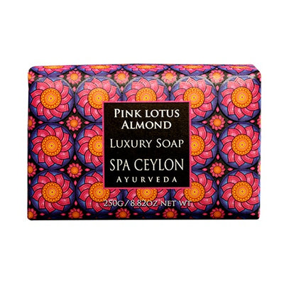 Pink Lotus Almond Luxury Soap, BALMS & OILS, SPA CEYLON AUSTRALIA