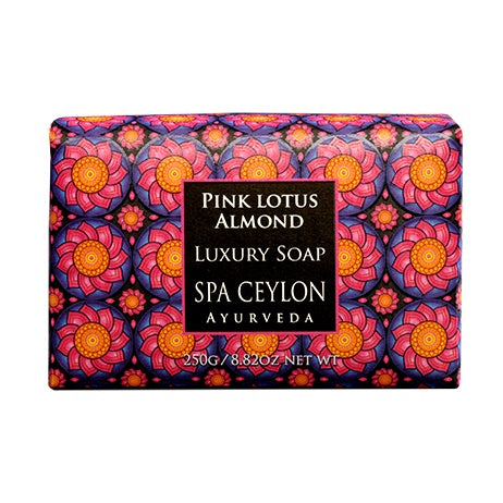 Pink Lotus Almond Luxury Soap, BALMS & OILS, SPA CEYLON AUSTRALIA